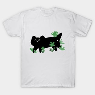 Black Cat Garden T-Shirt
